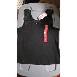 French Connection Bow Tank Top - black